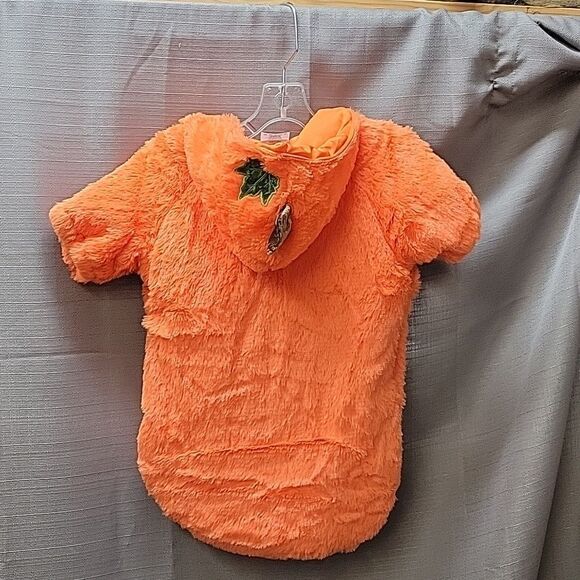Spirit Halloween PUMPKIN BUNTING Hooded Fuzzy Costume SZ 0-6 MONTH - Picture 5 of 6